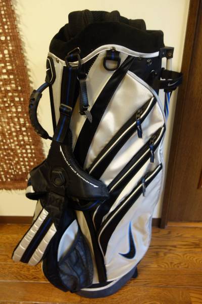 ナイキ/NIKE ゴルフスタンドキャディバッグ グレー/黒/青 NIKE GOLF