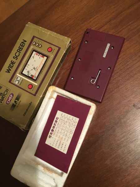 ゲームウォッチ シェフ 箱説 動作確認済み Nintendo ゲーム&amp