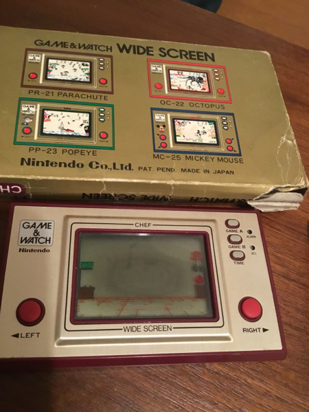 ゲームウォッチ シェフ 箱説 動作確認済み Nintendo ゲーム&amp