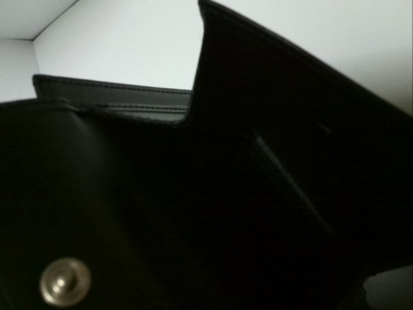 ダンヒル 2つ折り財布 新品同様 黒 レザー