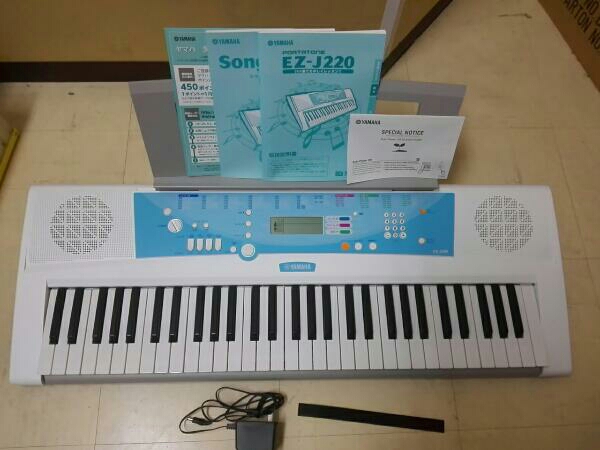 YAMAHA 鍵盤楽器 ヤマハ ez-j220 PORTATONE 電子キーボード iPadと連動
