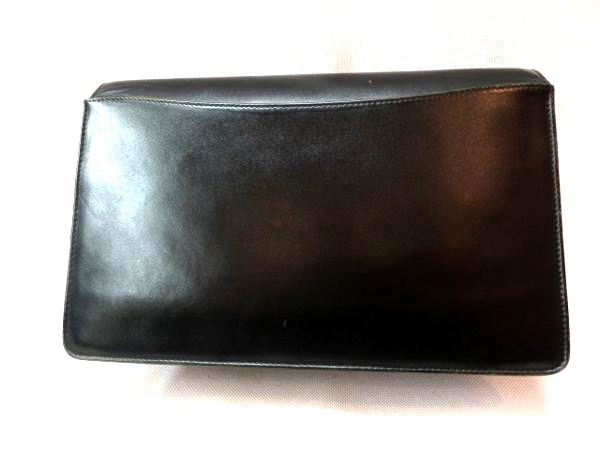 伊製□ダンヒル ダイヤルロック式 オールレザーセカンドバッグ dunhill