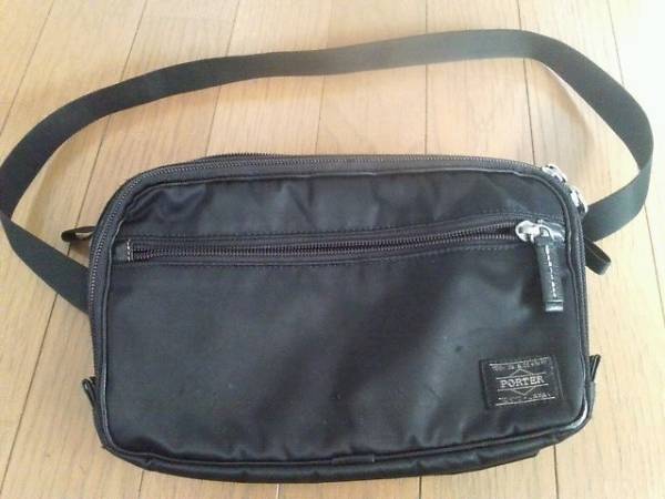 ①一円 ポーター ショルダー porter タンカー スモーキー