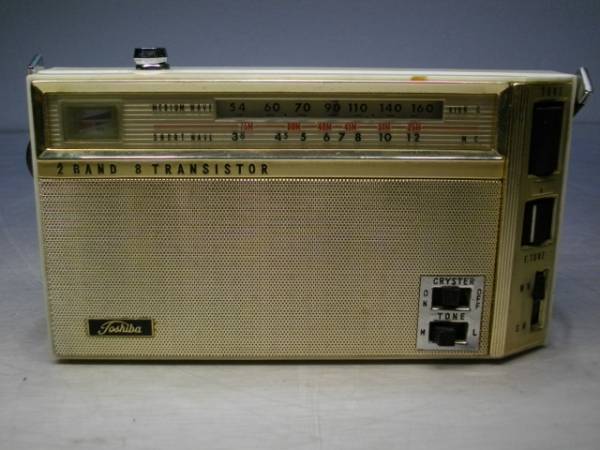 ◇レトロ！TOSHIBA 8M-360SX トランジスタラジオ／ジャンク