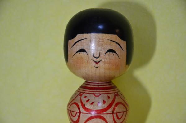 ■■伝統こけし　奥瀬　陽子　　だるま絵　　24㎝