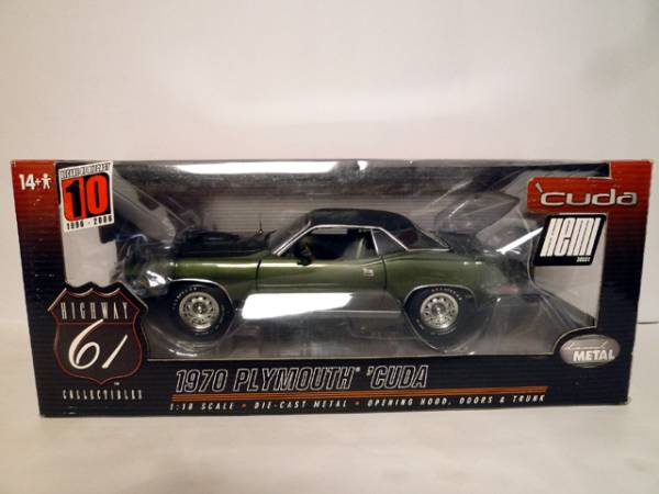 Highway61 1/18 1970 プリマス バラクーダ 0 ACME Plymouth Barracuda