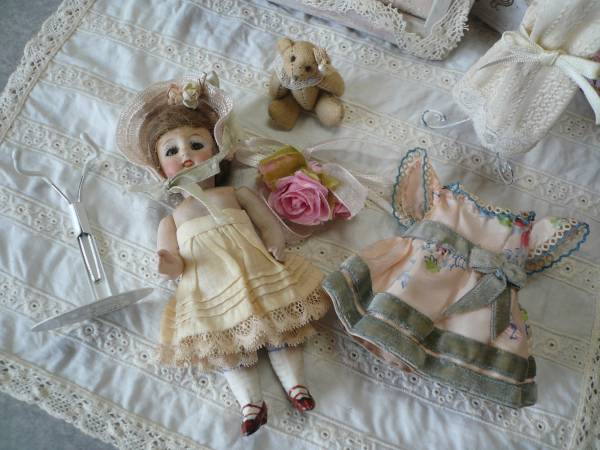 アンティークドール*KESTNER*ケストナー オールビスク*小さな子