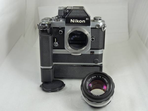 ニコン F2 フォトミック. 50ｍｍ F1.4 .モータードライブ付