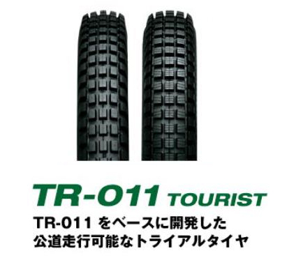 IRCタイヤTR-011ツーリスト4.00-18TL220Rジェベル250TY250 4.00-18 TR