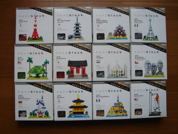 ナノブロック 情景コレクション 初期品番 12個セット 新品