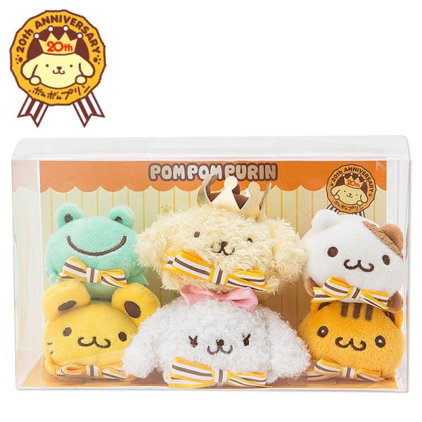 ポムポムプリン20thまめぷちマスコットセット（王冠）サンリオ