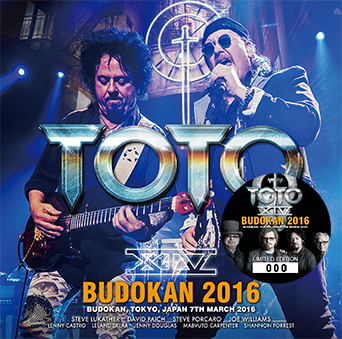 TOTO 武道館 Live 2016 Tokyo Japan 2CD+DVDR　