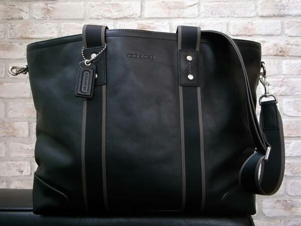 COACH コーチ2way レザー ラージトートメンズ 展示品