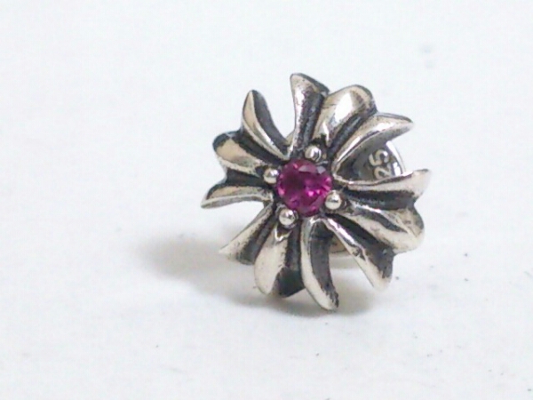 クロムハーツ スタッドピアス ルビー CHROME 【公式通販】