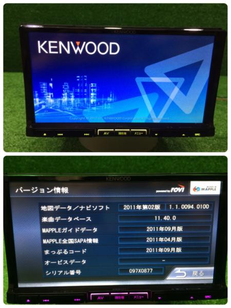 KENWOOD☆MDV-737DT 地デジ内臓 メモリーナビ メモリーナビ ケンウッド