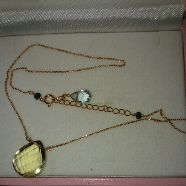 K18 天然石ネックレス　3.6g