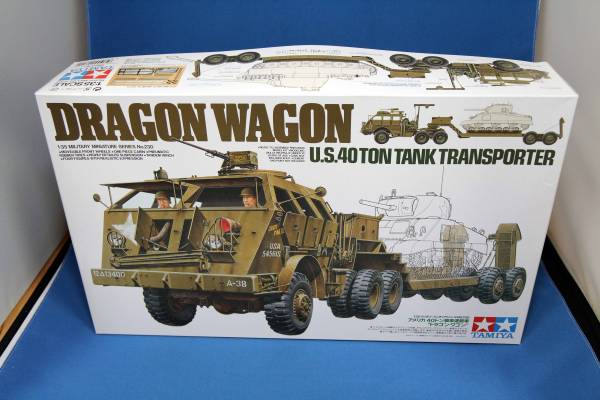 未組立 プラモデル タミヤ アメリカ 40トン戦車運搬車 ドラゴン 