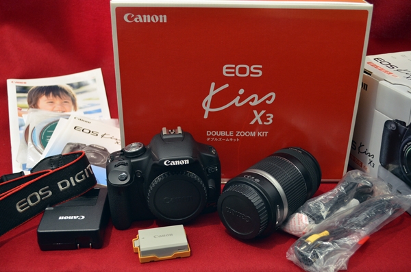 キャノン ＥＯＳ Ｋｉｓｓ Ｘ3 ダブルズームキット 動作ＯＫ