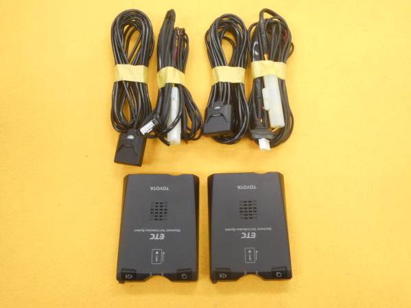 か-54【2台セット】★トヨタ 08686-00242 他★ETC まとめ売り