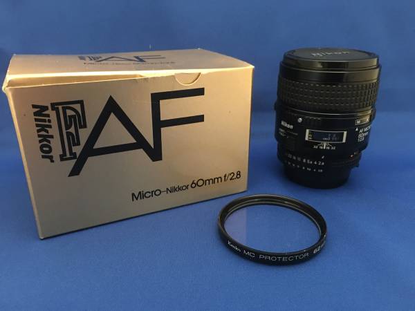 Nikon Micro Nikkor 60mm F2.8 AF動作確認（ジャンク）オマケ付!