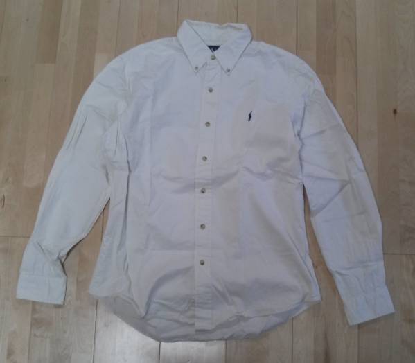 POLO Ralph Lauren ラルフローレン シャツ ポニー M 白/クリーム