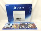 ■PS4 未使用品 本体 CUH-1200A 500GB 白 中古ソフト4本付き