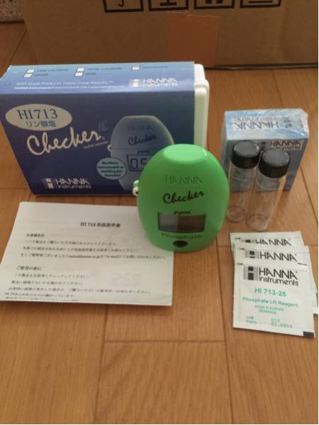 HANNA リン酸塩チェッカー HI713 試薬28回分 美品 魚用品・水草 HANNA