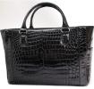 1円～状態良【本クロコダイル(ツヤ有)】高級ハンドバッグ/トート