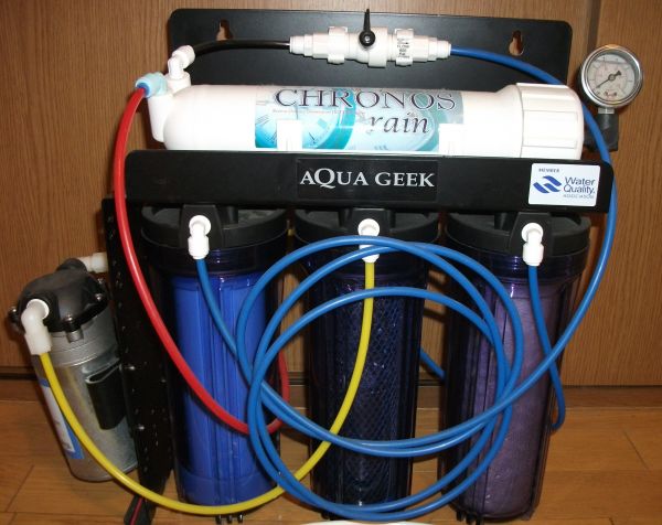 Aqua Geek アクアギーク クロノスレイン 浄水器 アクアギーク クロノスレイン RO浄水器＋加圧ポンプ 【公式通販】