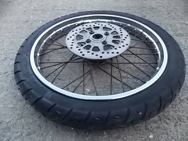 バイク rz50用 ホイールセット タイヤ付き バイク