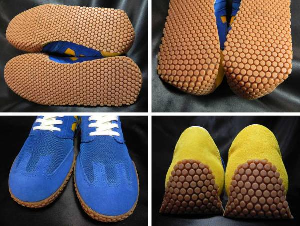 ★new balance スーパーコンプ 青×黄 25.0cm デッドストック