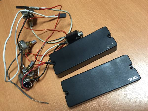 EMG5弦ベース用ピックアップセット 楽器、器材 ホビー、カルチャー