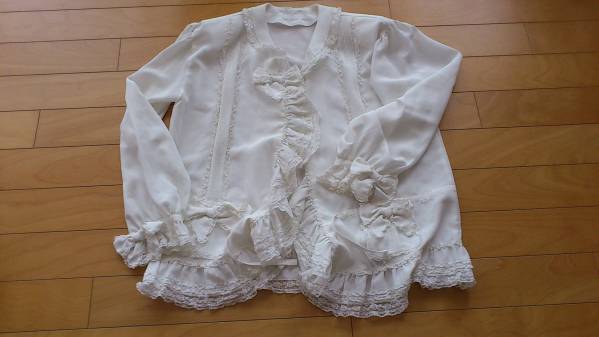 ピンクハウス ポリエステルオーバーブラウス