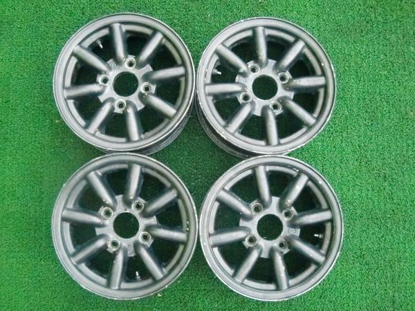 【アルミホイール　4本　13インチ　社外 ワタナベ】