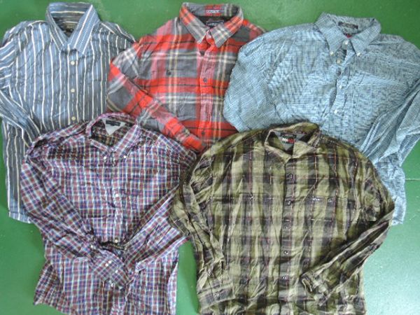 ◎トミー&アバクロ&AE シャツ(XXL)5枚セットUSA古着卸HF232