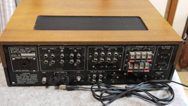DENON プリメインアンプ PMA-50 完全にジャンク DENON（PMA-500）美品ですがジャンク品 ☆DENON PMA-500 プリメイン