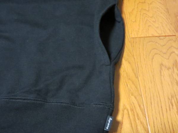 SUPREME 14AW Half Zip スウェット 黒 サイズS