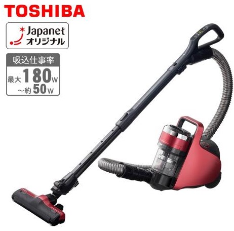 東芝 サイクロン式掃除機/ トルネオV レッドVC-JS4000(R) 2