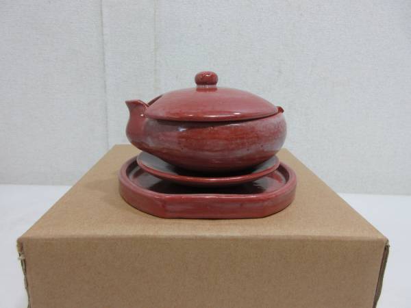 風流庵】 『即決』 良品 夜咄茶事 ☆ すずめ瓦 (短檠用) 紙箱 茶道具