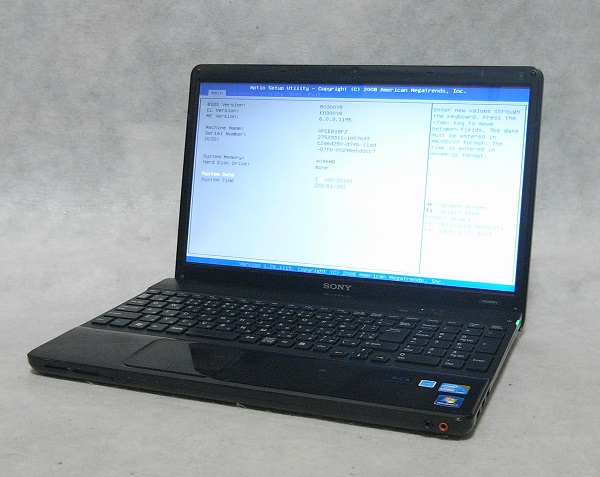 ジャンク SONY VAIO Eシリーズ VPCEB18FJ / Core i5-430M / 4GB
