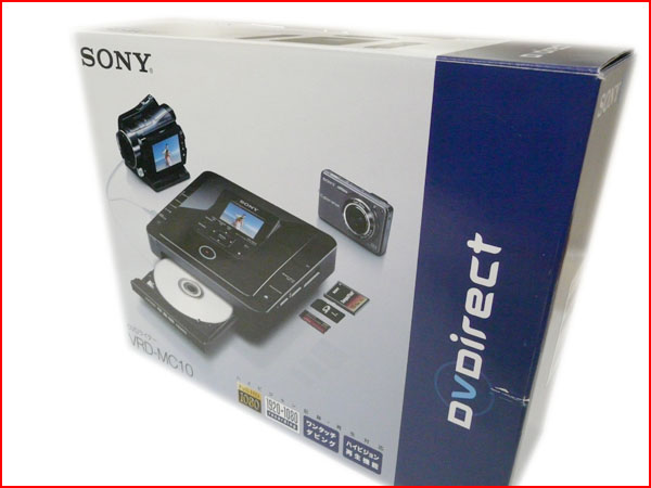 極美品】SONY DVDライター VRD-MC10 美品】SONY DVDレコーダー VRD