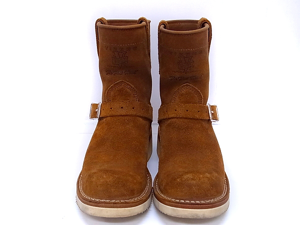 FLAT HEAD×VIBERG スウェード ショートエンジニアブーツ 6.5