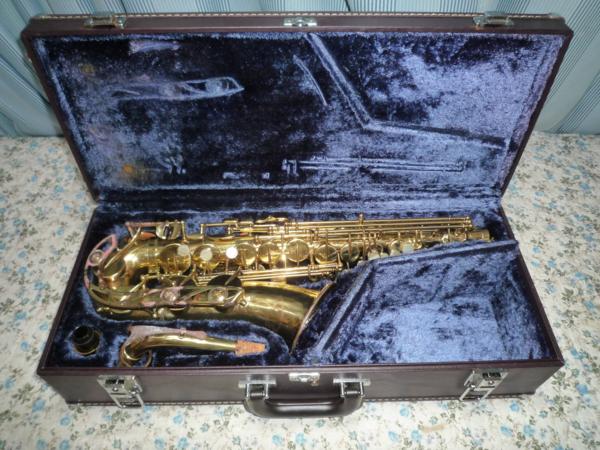 買取 定価 E17061□NIKKAN□IMPERIAL アルトサックス SELMER付き