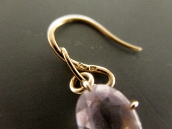 スタージュエリー ピアス 美品 K18PG×カラーストーン ピンク