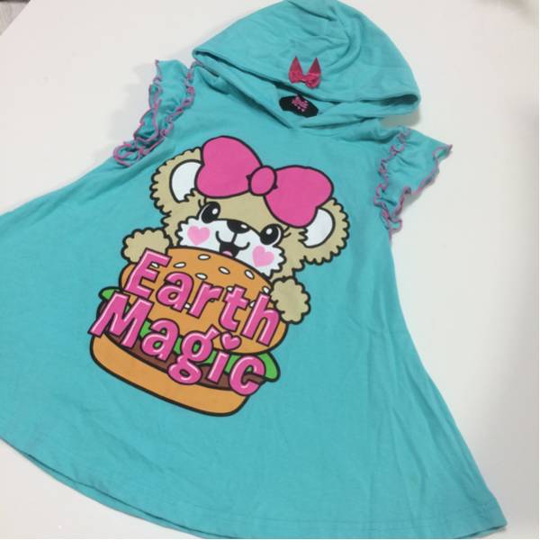 送料無料少々難！アースマジック マフィーチュニック140㎝