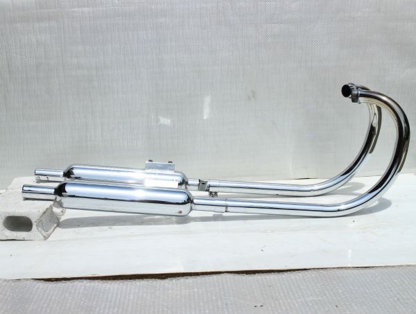 ◇◇W650/W400用大和ステンレス製キャブトントマフラー スチール W650