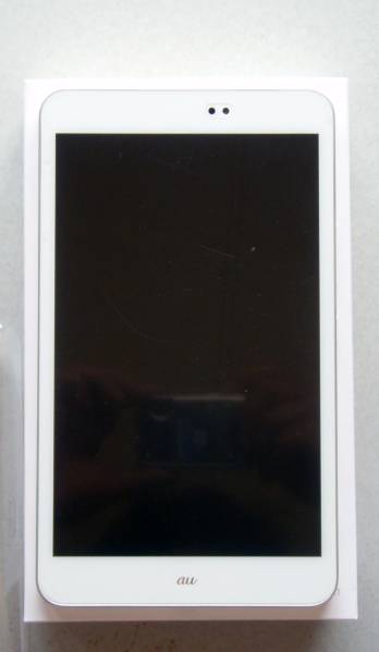 【中古美品】　ASUS memo pad 8 au ホワイト