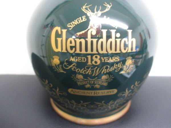 古酒 Glenfiddich グレンフィデック18年 陶器ボトル 未開栓 ウイスキー