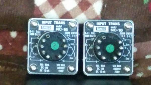 その他 TANGO NC-16 TANGO NC-16 INPUT TRANS タンゴ USED Input - Pair EL34， ペア(KT88