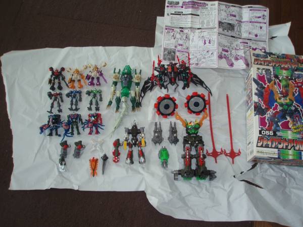 当時品 ジャイアント アクロイヤー 他 ミクロマン ダイアクロン